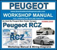 Peugeot RCZ Workshop Repair Manual Download